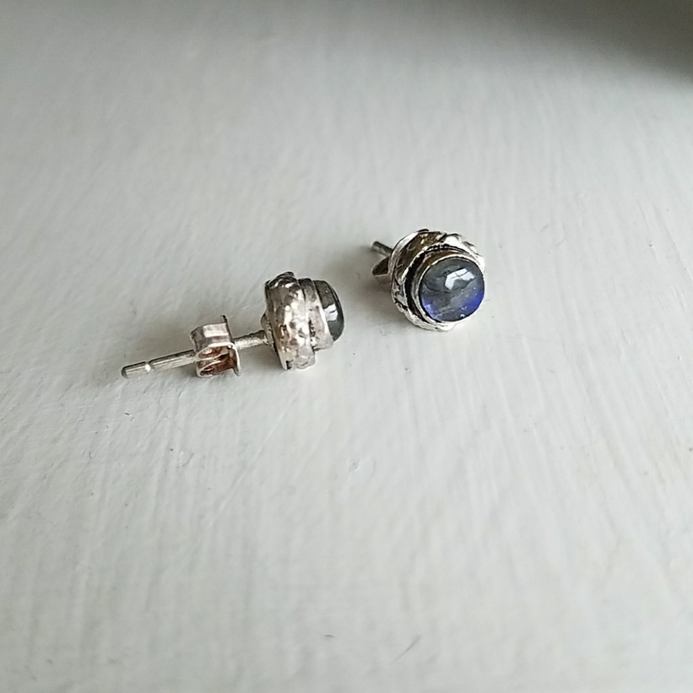 Labradorite Studs